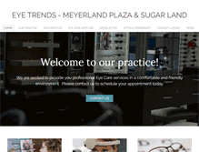 Tablet Screenshot of eyetrends.org